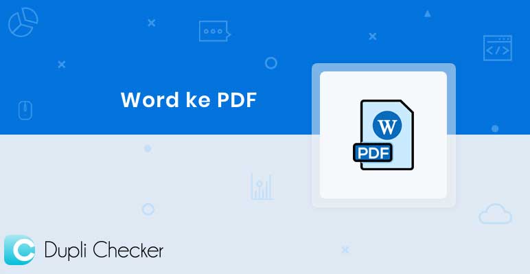 word to pdf convert duplichecker.com